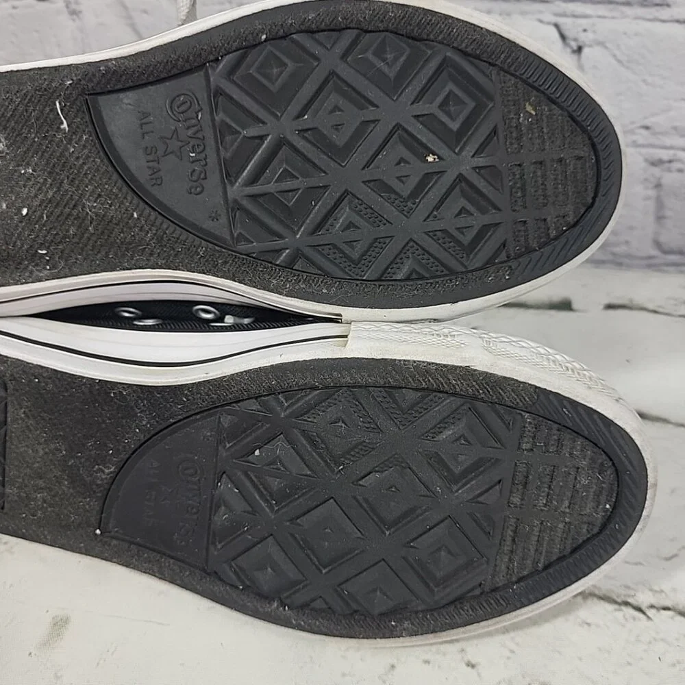 Converse‎ All Star Shoes High-Top Sneakers Reflective Backs Unisex Youth Size 3
